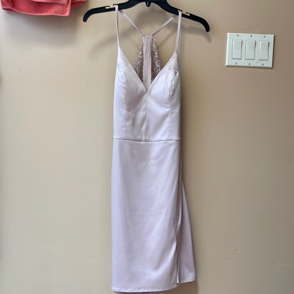 Short silk dress